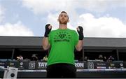 17 May 2023; Dennis Hogan during public workouts, held at Dundrum Town Centre in Dublin, ahead of his IBO world super-welterweight title fight with James Metcalf, on May 20th at 3Arena in Dublin. Photo by Stephen McCarthy/Sportsfile