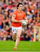 14 May 2023; James Morgan of Armagh during the Ulster GAA Football Senior Championship Final match between Armagh and Derry at St Tiernach’s Park in Clones, Monaghan. Photo by Harry Murphy/Sportsfile