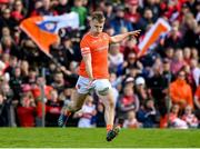 14 May 2023; Rian O'Neill of Armagh during the Ulster GAA Football Senior Championship Final match between Armagh and Derry at St Tiernach’s Park in Clones, Monaghan. Photo by Harry Murphy/Sportsfile