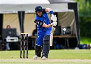 18 May 2023; Harry Tector of Leinster Lightning during the Rario Inter-Provincial Cup match between Leinster Lightning and Munster Reds at Pembroke Cricket Club in Dublin. Photo by Tyler Miller/Sportsfile