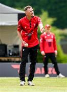 18 May 2023; Ben White of Munster Reds during the Rario Inter-Provincial Cup match between Leinster Lightning and Munster Reds at Pembroke Cricket Club in Dublin. Photo by Tyler Miller/Sportsfile