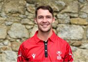 18 May 2023; Curtis Campher of Munster Reds poses for a portrait during the Rario Inter-Provincial Cup match between Leinster Lightning and Munster Reds at Pembroke Cricket Club in Dublin. Photo by Tyler Miller/Sportsfile