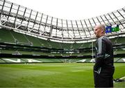 19 May 2023; Senior coach Stuart Lancaster during a Leinster Rugby captain's run at the Aviva Stadium in Dublin. Photo by Harry Murphy/Sportsfile