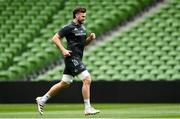 19 May 2023; Caelan Doris during a Leinster rugby captain's run at Aviva Stadium in Dublin. Photo by Harry Murphy/Sportsfile