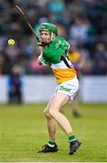 17 May 2023; Adam Screeney of Offaly takes a free during the oneills.com Leinster GAA Hurling U20 Championship Final match between Offaly and Wexford at Netwatch Cullen Park in Carlow. Photo by Piaras Ó Mídheach/Sportsfile