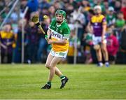 17 May 2023; Adam Screeney of Offaly during the oneills.com Leinster GAA Hurling U20 Championship Final match between Offaly and Wexford at Netwatch Cullen Park in Carlow. Photo by Piaras Ó Mídheach/Sportsfile