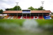19 May 2023; A general view of Tolka Park before the SSE Airtricity Men's Premier Division match between Shelbourne and St Patrick's Athletic at Tolka Park in Dublin. Photo by Stephen McCarthy/Sportsfile