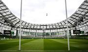 19 May 2023; A general view inside the stadium before the EPCR Challenge Cup Final match between Glasgow Warriors and RC Toulon at the Aviva Stadium in Dublin. Photo by Harry Murphy/Sportsfile