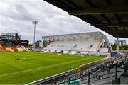 19 May 2023; A general view of the fourth stand in the ground which is under construction at the SSE Airtricity Men's Premier Division match between Shamrock Rovers and Drogheda United at Tallaght Stadium in Dublin. Photo by Piaras Ó Mídheach/Sportsfile