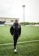 19 May 2023; Jonathan Afolabi of Bohemians before the SSE Airtricity Men's Premier Division match between Dundalk and Bohemians at Oriel Park in Dundalk, Louth. Photo by Ramsey Cardy/Sportsfile