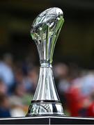 19 May 2023; A general view of the Challenge Cup trophy before the EPCR Challenge Cup Final match between Glasgow Warriors and RC Toulon at Aviva Stadium in Dublin. Photo by Brendan Moran/Sportsfile