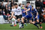 19 May 2023; Patrick Hoban of Dundalk in action against James McManus of Bohemians during the SSE Airtricity Men's Premier Division match between Dundalk and Bohemians at Oriel Park in Dundalk, Louth. Photo by Ramsey Cardy/Sportsfile