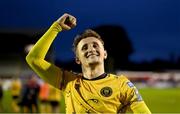 19 May 2023; Sam Curtis of St Patrick's Athletic celebrates after the SSE Airtricity Men's Premier Division match between Shelbourne and St Patrick's Athletic at Tolka Park in Dublin. Photo by Stephen McCarthy/Sportsfile