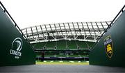 20 May 2023; A general view inside the stadium before the Heineken Champions Cup final match between Leinster and La Rochelle at the Aviva Stadium in Dublin. Photo by Harry Murphy/Sportsfile