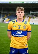 20 May 2023; Clare captain Ronan Keane before the Electric Ireland GAA Hurling All-Ireland Minor Championship Semi-Final match between Clare and Kilkenny at FBD Semple Stadium in Thurles, Tipperary. Photo by Stephen Marken/Sportsfile