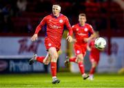 19 May 2023; Jack Moylan of Shelbourne during the SSE Airtricity Men's Premier Division match between Shelbourne and St Patrick's Athletic at Tolka Park in Dublin. Photo by Stephen McCarthy/Sportsfile