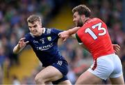 20 May 2023; Dylan Casey of Kerry and Aidan O'Shea of Mayo tussle during the GAA Football All-Ireland Senior Championship Round 1 match between Kerry and Mayo at Fitzgerald Stadium in Killarney, Kerry. Photo by Piaras Ó Mídheach/Sportsfile