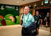 20 May 2023; Leinster senior coach Stuart Lancaster arrives before the Heineken Champions Cup Final match between Leinster and La Rochelle at Aviva Stadium in Dublin. Photo by Harry Murphy/Sportsfile