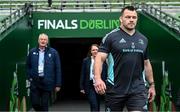 20 May 2023; Cian Healy of Leinster arrives before the Heineken Champions Cup Final match between Leinster and La Rochelle at Aviva Stadium in Dublin. Photo by Harry Murphy/Sportsfile