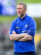 13 May 2023; Laois manager Billy Sheehan during the Tailteann Cup Group 1 Round 1 match between Cavan and Laois at Kingspan Breffni in Cavan. Photo by Stephen McCarthy/Sportsfile