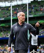 20 May 2023; Leinster senior coach Stuart Lancaster before the Heineken Champions Cup Final match between Leinster and La Rochelle at Aviva Stadium in Dublin. Photo by Harry Murphy/Sportsfile