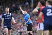 20 May 2023; Referee Seán Hurson during the GAA Football All-Ireland Senior Championship Round 1 match between Kerry and Mayo at Fitzgerald Stadium in Killarney, Kerry. Photo by Piaras Ó Mídheach/Sportsfile