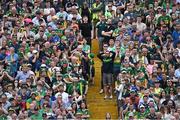 20 May 2023; Spectators looks on during the closing moments of the GAA Football All-Ireland Senior Championship Round 1 match between Kerry and Mayo at Fitzgerald Stadium in Killarney, Kerry. Photo by Piaras Ó Mídheach/Sportsfile