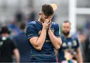 20 May 2023; Ross Byrne of Leinster after the Heineken Champions Cup Final match between Leinster and La Rochelle at Aviva Stadium in Dublin. Photo by Ramsey Cardy/Sportsfile