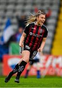 20 May 2023; Mia Dodd of Bohemians celebrates after scoring her side's first goal during the SSE Airtricity Women's Premier Division match between Bohemians and Athlone Town at Dalymount Park in Dublin. Photo by Seb Daly/Sportsfile