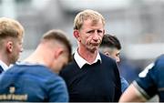 20 May 2023; Leinster head coach Leo Cullen after the Heineken Champions Cup Final match between Leinster and La Rochelle at Aviva Stadium in Dublin. Photo by Ramsey Cardy/Sportsfile