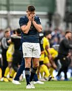 20 May 2023; Ross Byrne of Leinster after the Heineken Champions Cup Final match between Leinster and La Rochelle at Aviva Stadium in Dublin. Photo by Ramsey Cardy/Sportsfile