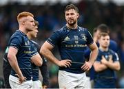 20 May 2023; Caelan Doris of Leinster after his side's defeat in the Heineken Champions Cup Final match between Leinster and La Rochelle at Aviva Stadium in Dublin. Photo by Harry Murphy/Sportsfile