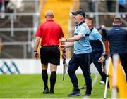 20 May 2023; Dublin Manager Micheál Donoghue during the Leinster GAA Hurling Senior Championship Round 4 match between Kilkenny and Dublin at UPMC Nowlan Park in Kilkenny. Photo by Michael P Ryan/Sportsfile