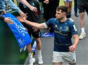 20 May 2023; Hugo Keenan of Leinster leaves the pitch after the Heineken Champions Cup Final match between Leinster and La Rochelle at Aviva Stadium in Dublin. Photo by Brendan Moran/Sportsfile