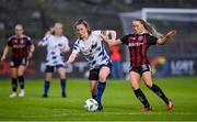 20 May 2023; Scarlett Herron of Athlone Town in action against Fiona Donnelly of Bohemians during the SSE Airtricity Women's Premier Division match between Bohemians and Athlone Town at Dalymount Park in Dublin. Photo by Seb Daly/Sportsfile