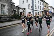 21 May 2023; Members of Kilcormac Killoughey GAA club, the club of Ashling Murphy, during the Ashling Murphy 4 Miler, part of the Peugeot Race Series, in Tullamore, Offaly. Photo by Harry Murphy/Sportsfile