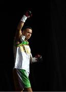 20 May 2023; Paddy Donovan before his welterweight bout with Sam O'Maison at the 3Arena in Dublin. Photo by Stephen McCarthy/Sportsfile