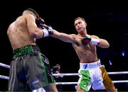 20 May 2023; Paddy Donovan, right, and Sam O'Maison during their welterweight bout at the 3Arena in Dublin. Photo by Stephen McCarthy/Sportsfile