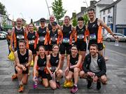 21 May 2023; Members of Clane AC, Kildare, during the Ashling Murphy 4 Miler, part of the Peugeot Race Series, in Tullamore, Offaly. Photo by Harry Murphy/Sportsfile