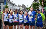 21 May 2023; Runners from Tullamore Harriers, Offaly, before the Ashling Murphy 4 Miler, part of the Peugeot Race Series, in Tullamore, Offaly. Photo by Harry Murphy/Sportsfile