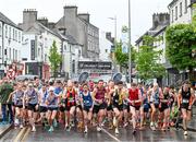 21 May 2023; Runners at the start of the Ashling Murphy 4 Miler, part of the Peugeot Race Series, in Tullamore, Offaly. Photo by Harry Murphy/Sportsfile
