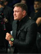20 May 2023; UFC fighter Conor McGregor in attendance at the undisputed super lightweight championship fight between Katie Taylor and Chantelle Cameron at the 3Arena in Dublin. Photo by Stephen McCarthy/Sportsfile
