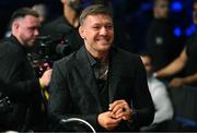 20 May 2023; UFC fighter Conor McGregor in attendance at the undisputed super lightweight championship fight between Katie Taylor and Chantelle Cameron at the 3Arena in Dublin. Photo by Stephen McCarthy/Sportsfile