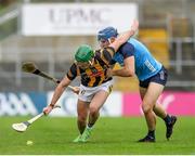 20 May 2023; Eoin Cody of Kilkenny in action against Eoghan O'Donnell of Dublin during the Leinster GAA Hurling Senior Championship Round 4 match between Kilkenny and Dublin at UPMC Nowlan Park in Kilkenny. Photo by Michael P Ryan/Sportsfile