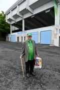 21 May 2023; Limerick supporter Denis O'Connor from Knockaderry, aged 82 and attending Limerick matches since 1954, at the Munster GAA Hurling Senior Championship Round 4 match between Tipperary and Limerick at FBD Semple Stadium in Thurles, Tipperary. Photo by Piaras Ó Mídheach/Sportsfile
