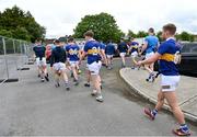 21 May 2023; Tipperary players make their way to the pitch after their warm-up in Dr Morris Park before the Tailteann Cup Group 2 Round 2 match between Tipperary and Down at FBD Semple Stadium in Thurles, Tipperary. Photo by Piaras Ó Mídheach/Sportsfile