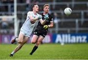 21 May 2023; Paddy McDermott of Kildare in action against Sean Carrabine of Sligo during the GAA Football All-Ireland Senior Championship Round 1 match between Sligo and Kildare at Markievicz Park in Sligo. Photo by Ramsey Cardy/Sportsfile