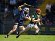 21 May 2023; Rory O'Connor of Wexford in action against Darragh Egerton of Westmeath during the Leinster GAA Hurling Senior Championship Round 4 match between Wexford and Westmeath at Chadwicks Wexford Park in Wexford. Photo by Daire Brennan/Sportsfile