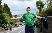 21 May 2023; Limerick supporter Peter Aherne, from the Cork Road, before the Munster GAA Hurling Senior Championship Round 4 match between Tipperary and Limerick at FBD Semple Stadium in Thurles, Tipperary. Photo by Piaras Ó Mídheach/Sportsfile