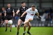 21 May 2023; Paddy Woodgate of Kildare in action against Nathan Mullen of Sligo during the GAA Football All-Ireland Senior Championship Round 1 match between Sligo and Kildare at Markievicz Park in Sligo. Photo by Ramsey Cardy/Sportsfile